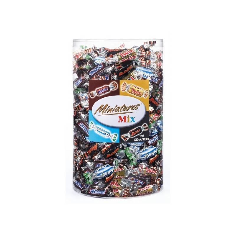 Miniatures Mars Chocolat Mix 3 Kg | Milleproduits.com : vos bonbons et chocolats préférés à prix grossiste.