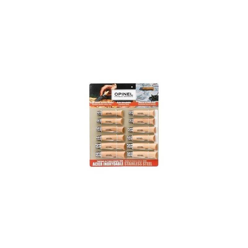 Tableau de 12 Couteaux Opinel Inox Tableau de 12 Couteaux Opinel Inox