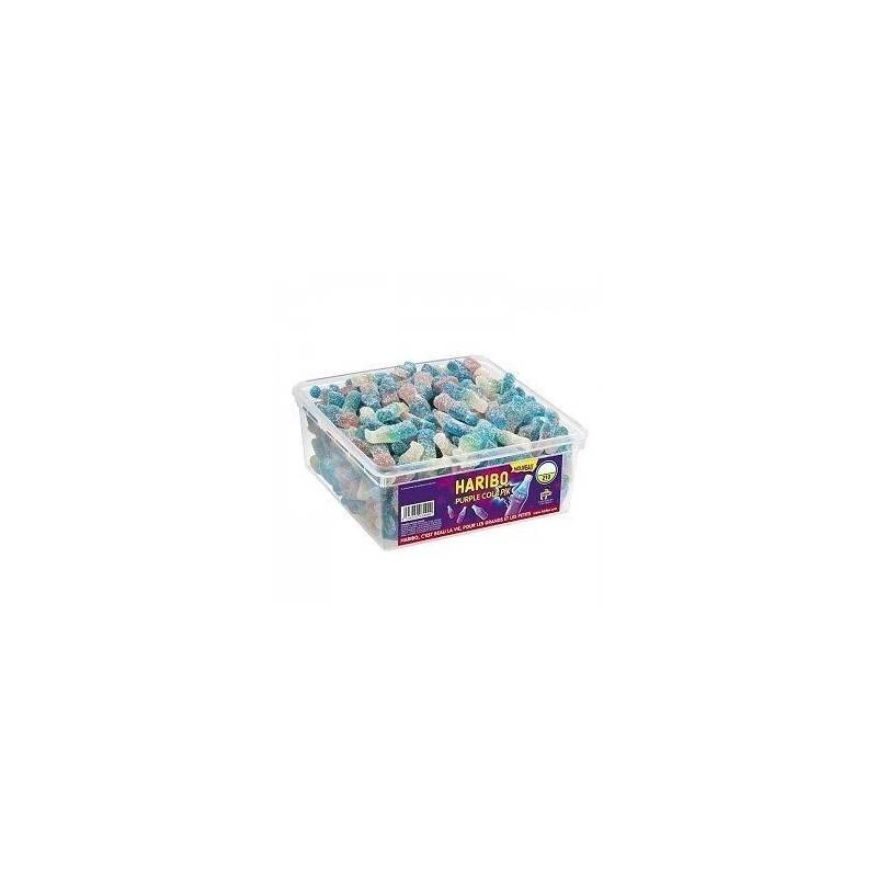 Tubo Haribo Purple Cola Pik x 210 pièces Tubo Haribo Purple Cola Pik x 210 pièces