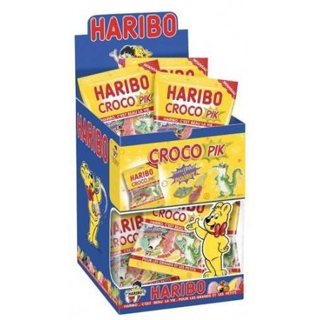 30 Mini Sachets Haribo Crocodile Pik 40G | Milleproduits.com : vos bonbons et chocolats préférés à prix grossiste