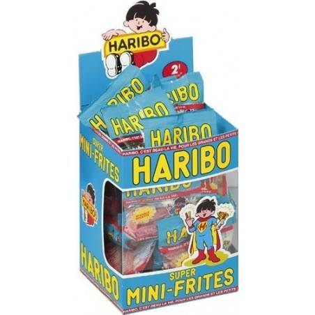 30 Mini Sachets Haribo Super Frites Pik