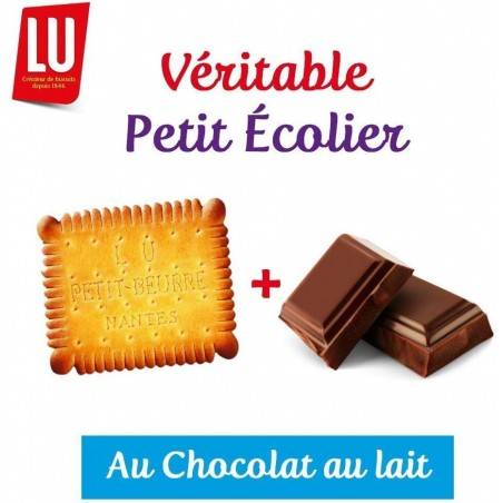 Le Veritable Petit Ecolier Dark Chocolate Biscuits 120g