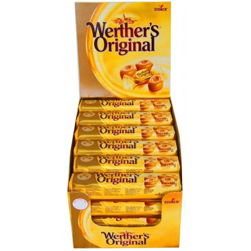 Werther's Original x 24 tubes de 50 grammes Werther's Original x 24 tubes de 50 grammes