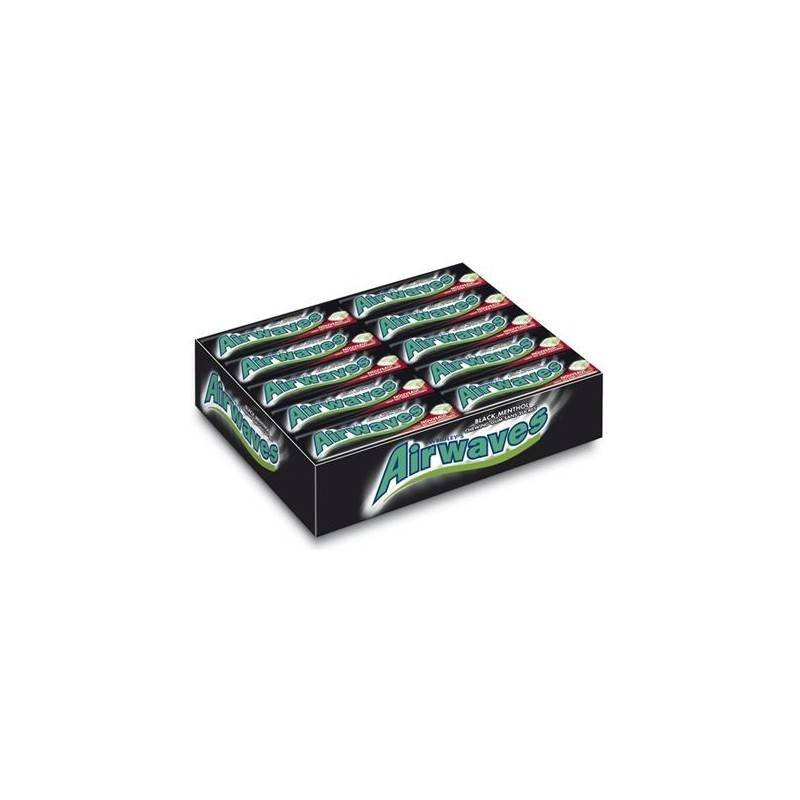 Airwaves Chewing Gum Black Menthol 30 Etuis de 10 Dragées Airwaves Chewing Gum Black Menthol 30 Etuis de 10 Dragées