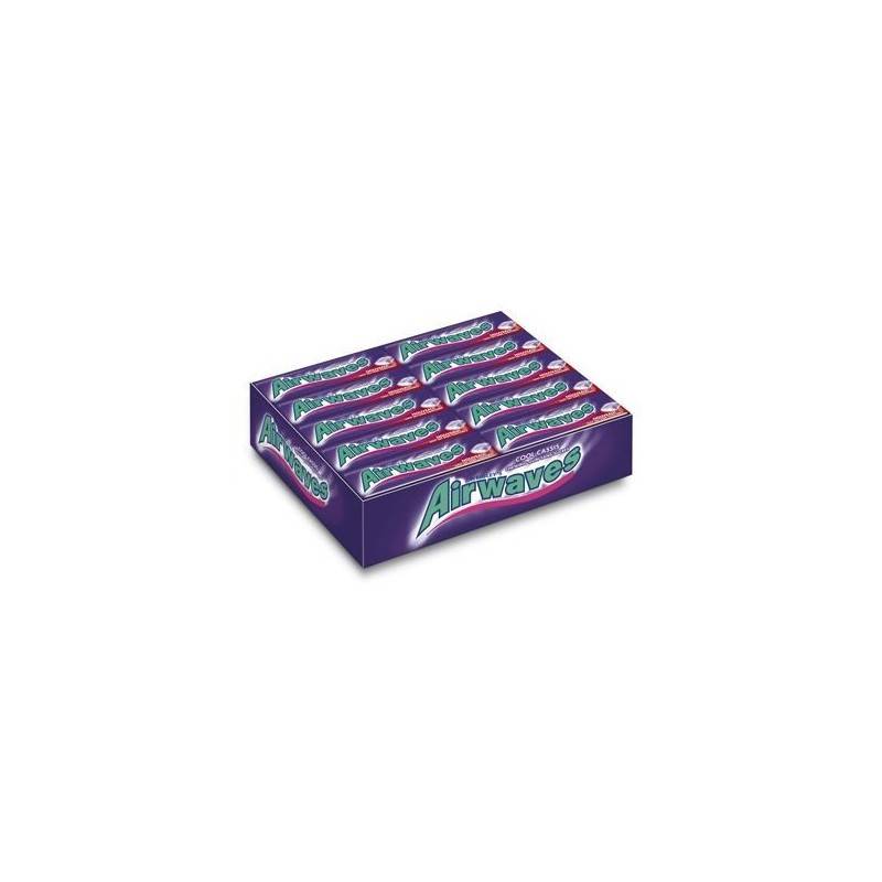 Airwaves Chewing Gum Cool Cassis 30 Etuis de 10 Dragées
