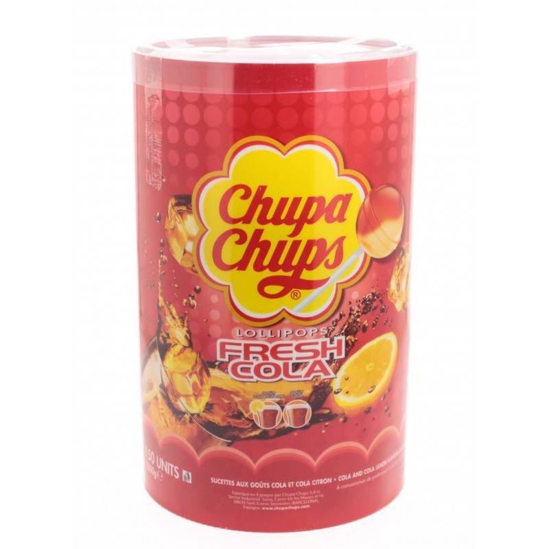 Chupa Chups Goût Cola x 150 Sucettes Chupa Chups Goût Cola x 150 Sucettes