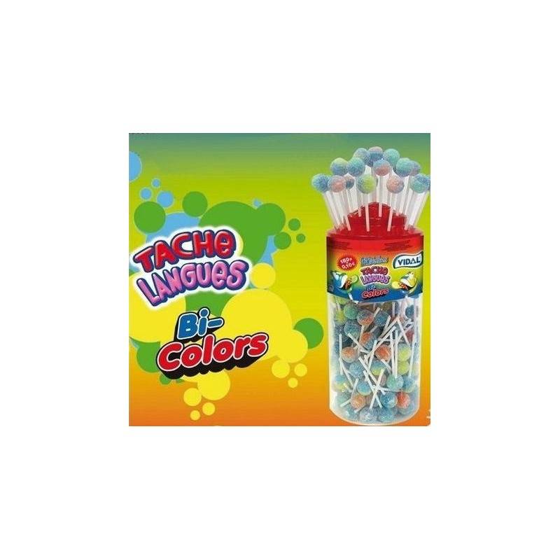 150 Sucettes Lotalollies Bi Colors | Milleproduits.com : vos bonbons et chocolats préférés à prix grossiste !