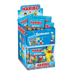 30 Mini Sachets Haribo Schtroumpfs 40G | Milleproduits.com : vos bonbons et chocolats préférés à prix grossiste