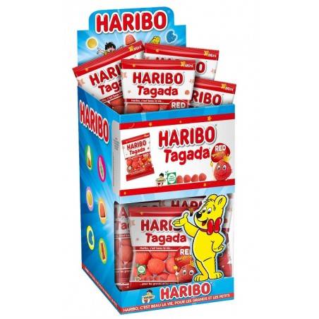 30 Mini Sachets Haribo Tagada 30G | Milleproduits.com : vos bonbons et chocolats préférés à prix grossiste 30 Mini Sachets Haribo Tagada 30G | Milleproduits.com : vos bonbons et chocolats préférés à prix grossiste