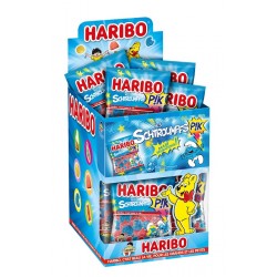30 Mini Sachets Haribo Schtroumpfs Pik 40g | Milleproduits.com : vos bonbons et chocolats préférés à prix grossiste