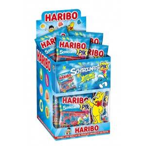 30 Mini Sachets Haribo Schtroumpfs Pik 40g | Milleproduits.com : vos bonbons et chocolats préférés à prix grossiste