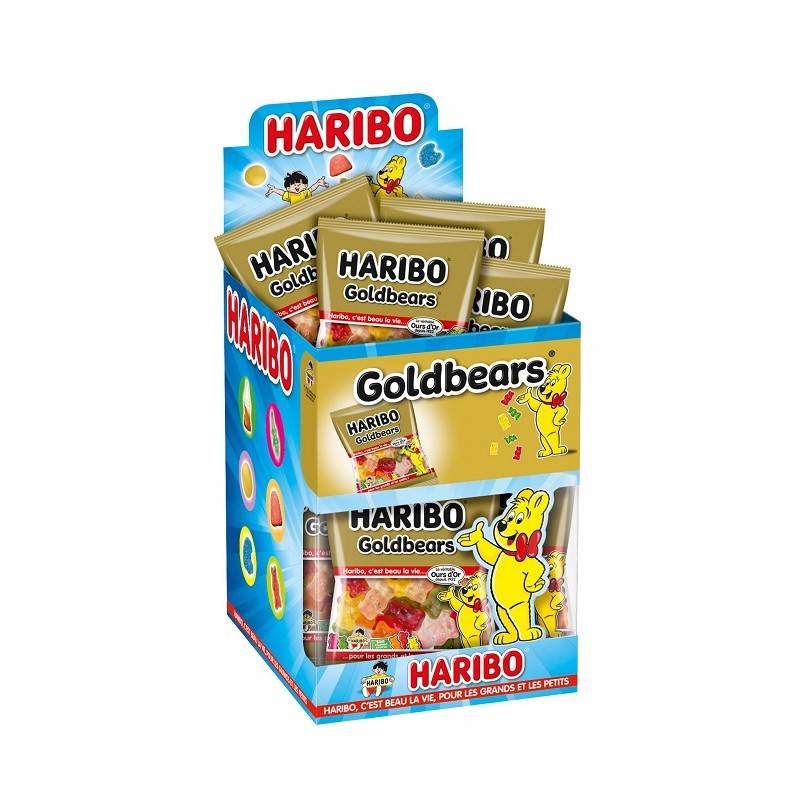 30 Mini Sachets Haribo Ours d'Or 40G | Haribo | Milleproduits.co : vos bonbons et chcolats préférés à prix grossiste