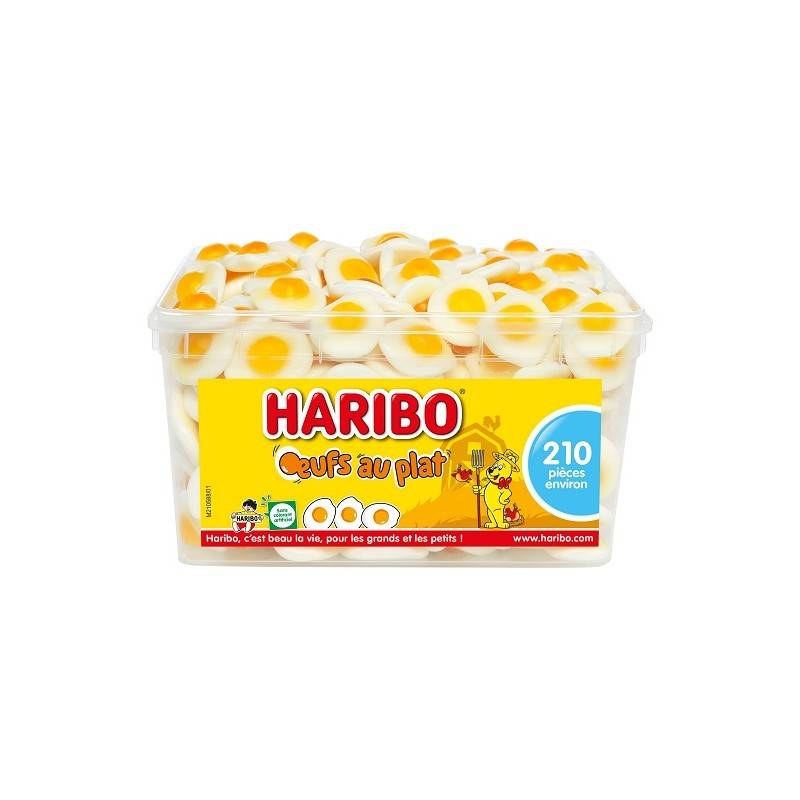Bonbons Haribo Oeufs au Plat x 210 pièces | Milleproduits.com