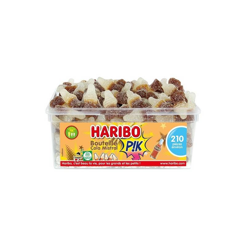 Bonbons Haribo Bouteille Cola Mistral | Milleproduits.com : vos bonbons et chocolats préférés à prix grossiste