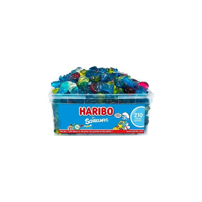 210 Bonbons Haribo Schtroumpfs | Milleproduits.com