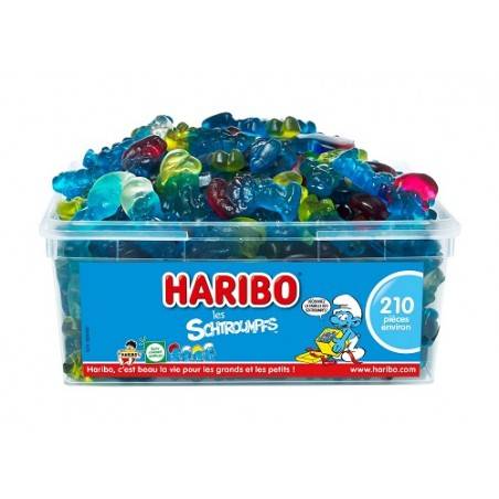 210 Bonbons Haribo Schtroumpfs | Milleproduits.com