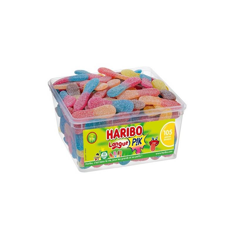 105 Bonbons Haribo Langue Acide Pik | Milleproduits.com : bonbons, chocolats, snacks en ligne à prix grossiste