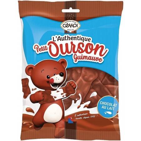 OURSON GUIMAUVE CHOCOLAT LAIT SACHET DE 160g