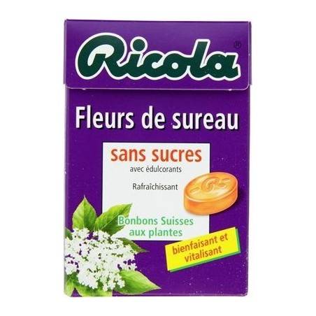 20 Boîtes Ricola Fleurs de Sureau | Milleproduits.com : bonbons, chocolats, snacks en ligne à prix grossiste