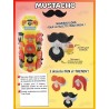 24 Sucettes Mustacho BPop | Milleproduits.com : bonbons, chocolats, snacks en ligne à prix grossiste