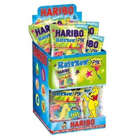 30 Mini Sachets Haribo Rainbow Pik 40G | Milleporduits.com : vos bonbons et chocolats préférés à prix grossiste