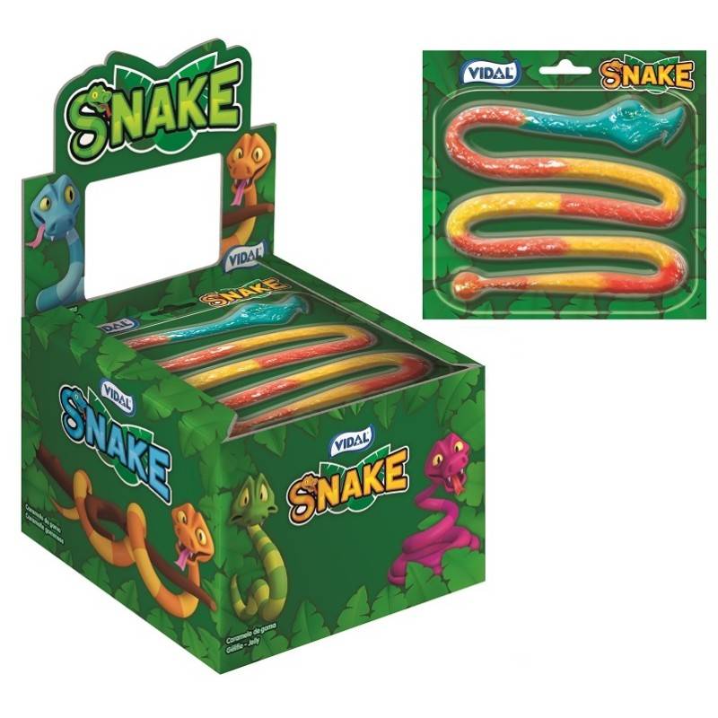 66 Bonbons Snake Jelly | Milleproduits.com : bonbons, chocolats, snacks en ligne à prix grossiste