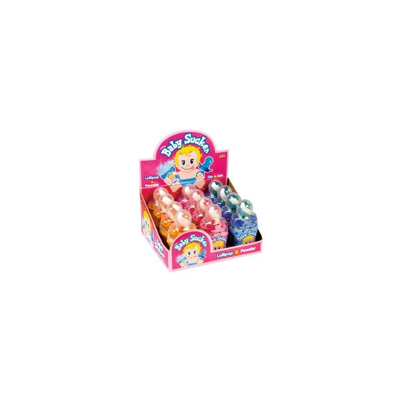 12 Sucette Baby Sucker | Milleproduits.com : bonbons, chocolats, snacks en ligne à prix grossiste