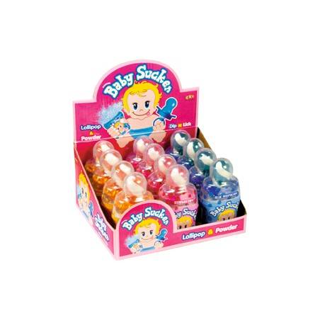 12 Sucette Baby Sucker | Milleproduits.com : bonbons, chocolats, snacks en ligne à prix grossiste