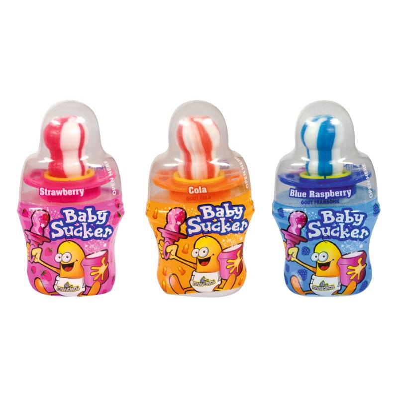 12 Sucette Baby Sucker | Milleproduits.com : bonbons, chocolats, snacks en ligne à prix grossiste