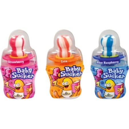 12 Sucette Baby Sucker | Milleproduits.com : bonbons, chocolats, snacks en ligne à prix grossiste