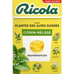 20 Boîtes Ricola Citron Mélisse | Milleproduits : bonbons, chocolats, snacks en ligne à prix grossiste