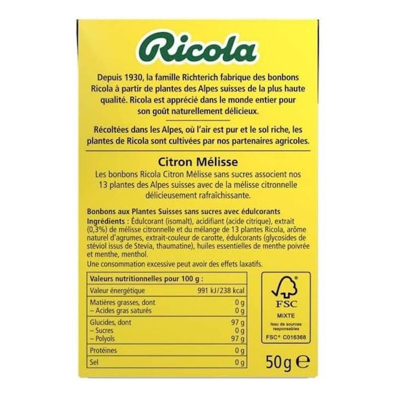 20 Boîtes Ricola Citron Mélisse | Milleproduits : bonbons, chocolats, snacks en ligne à prix grossiste 20 Boîtes Ricola Citron Mélisse | Milleproduits : bonbons, chocolats, snacks en ligne à prix grossiste