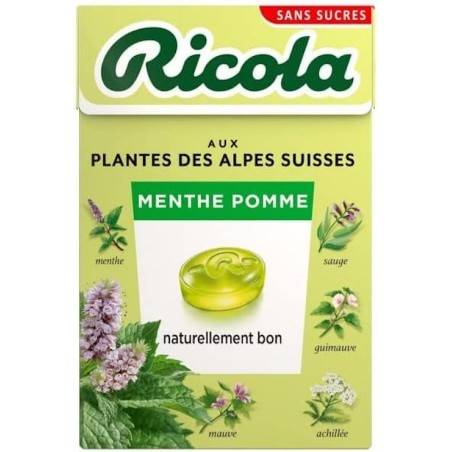 20 Boîtes Ricola Menthe Pomme | Milleproduits.com : bonbons; chocolats, snacks en ligne à prix grossiste
