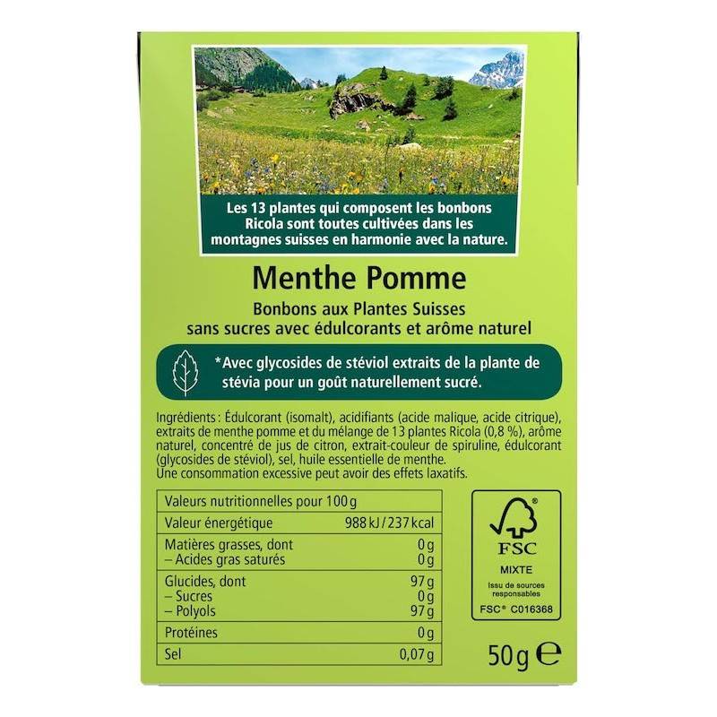 20 Boîtes Ricola Menthe Pomme | Milleproduits.com : bonbons; chocolats, snacks en ligne à prix grossiste 20 Boîtes Ricola Menthe Pomme | Milleproduits.com : bonbons; chocolats, snacks en ligne à prix grossiste