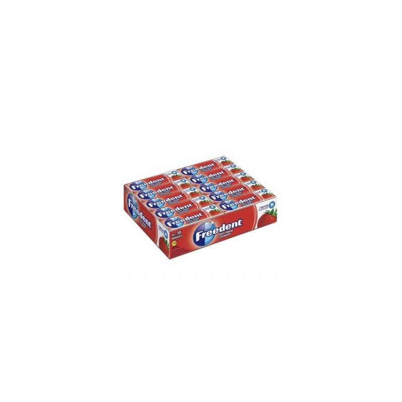 30 Etuis Freedent Chewing Gum Gout Fraise | Milleproduits.com : vos bonbons et chocolats préférés en ligne à prix grossiste 30 Etuis Freedent Chewing Gum Gout Fraise | Milleproduits.com : vos bonbons et chocolats préférés en ligne à prix grossiste