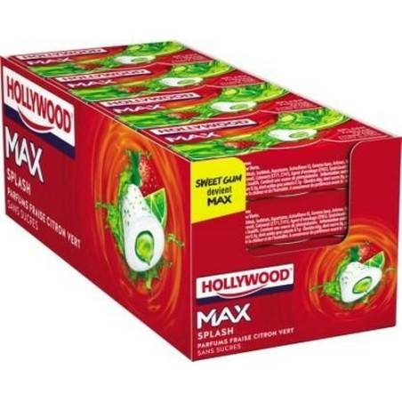 HOLLYWOOD CHEWING GUM FRAISE 20 PCS – AssiaSweet