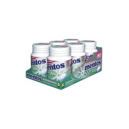 6 Boîtes Mentos White Menthe Verte | Milleproduits.com