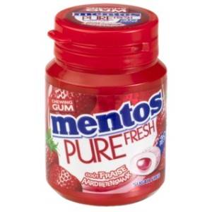 6 Boîtes Mentos Pure Fresh Fraise | Milleproduits.com : vos bonbons et chocolats préférés à prix grossiste !