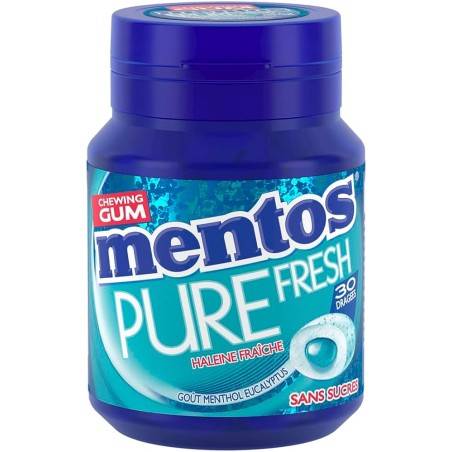 6 Boîtes Mentos Pure Fresh Menthol Eucalyptus | Milleproduits.com : vos bonbons et chocolats préférés à prix grossiste