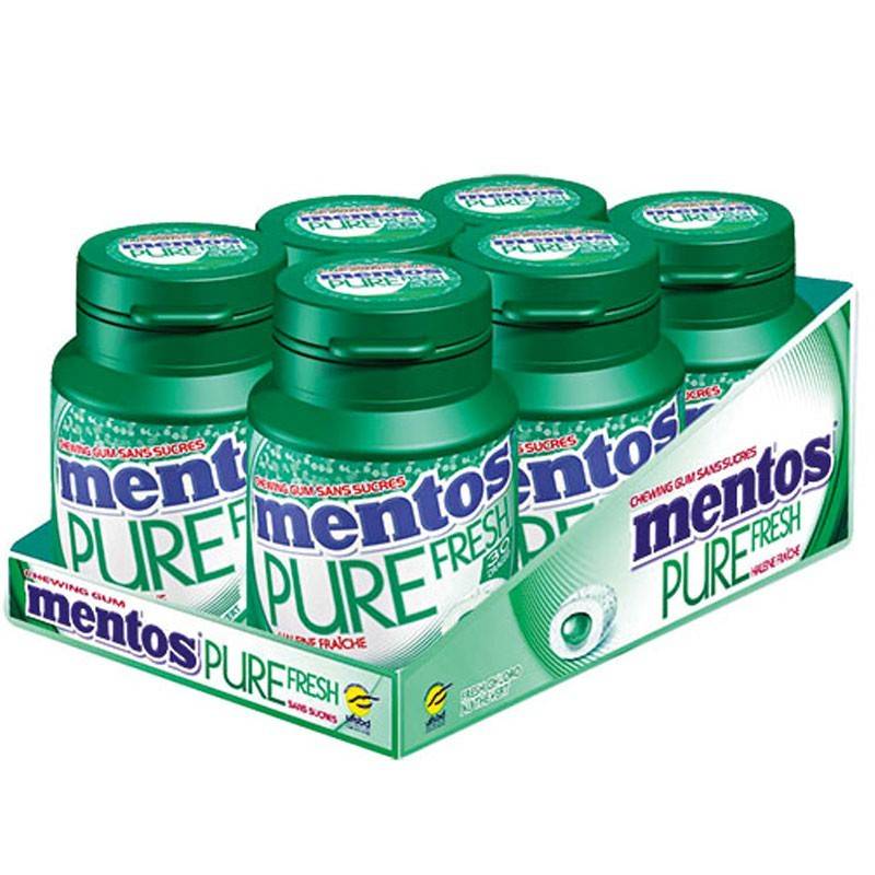 6 Boîtes Mentos Pure Fresh Chlorophylle | Milleproduits.com : vos bonbons et chocolats préférés à prix grossiste ! 6 Boîtes Mentos Pure Fresh Chlorophylle | Milleproduits.com : vos bonbons et chocolats préférés à prix grossiste !