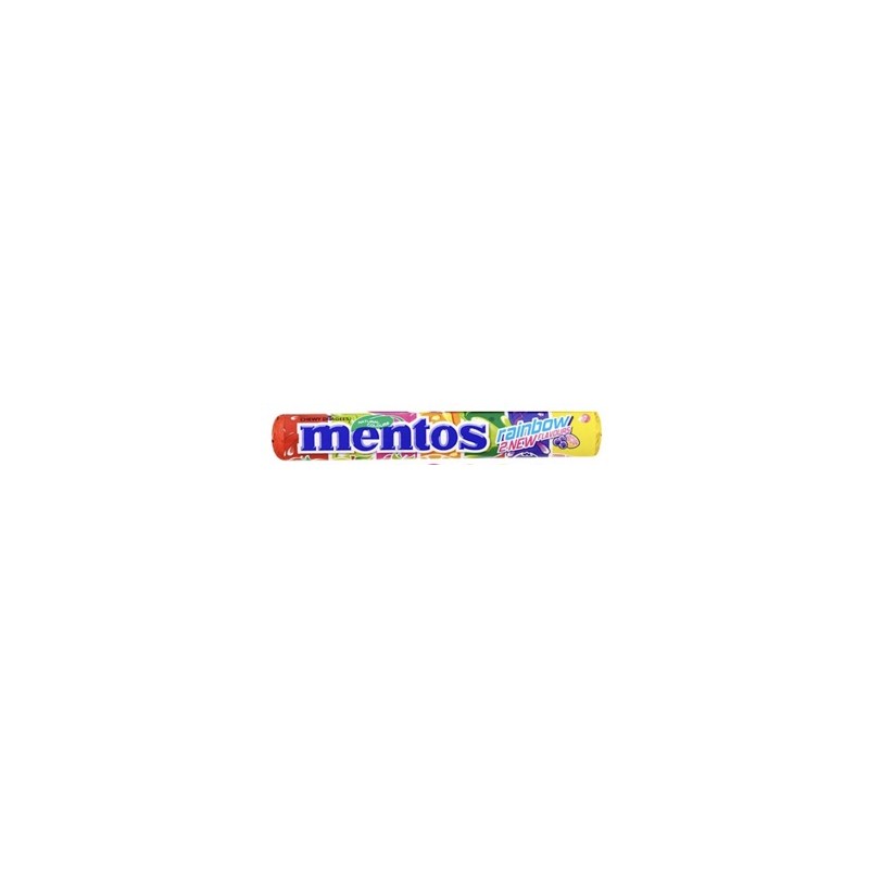 40 Etuis Mentos Rainbow| Milleproduits.com : bonbons, chocolats, snacks en ligne à prix grossiste
