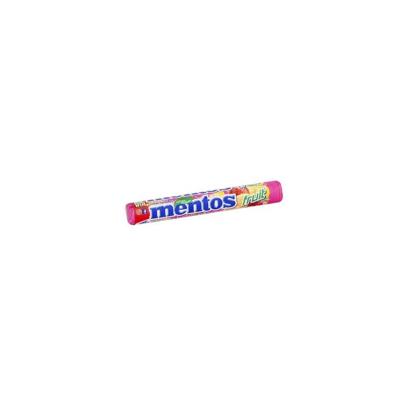 40 Etuis Mentos Fruit | Milleproduits.com : bonbons, chocolats, snacks en ligne à prix grossiste