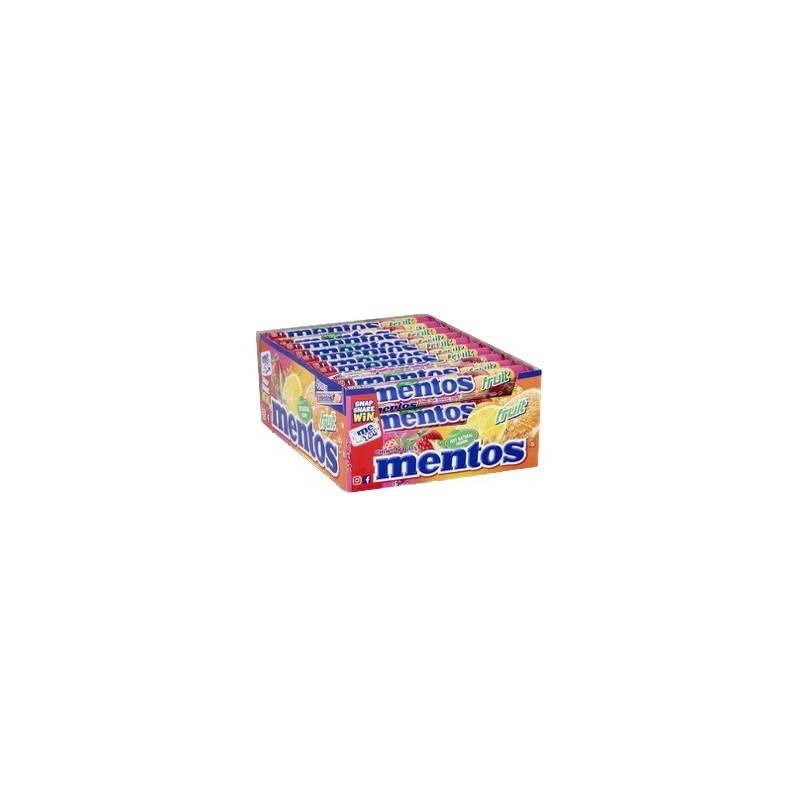 40 Etuis Mentos Fruit | Milleproduits.com : bonbons, chocolats, snacks en ligne à prix grossiste