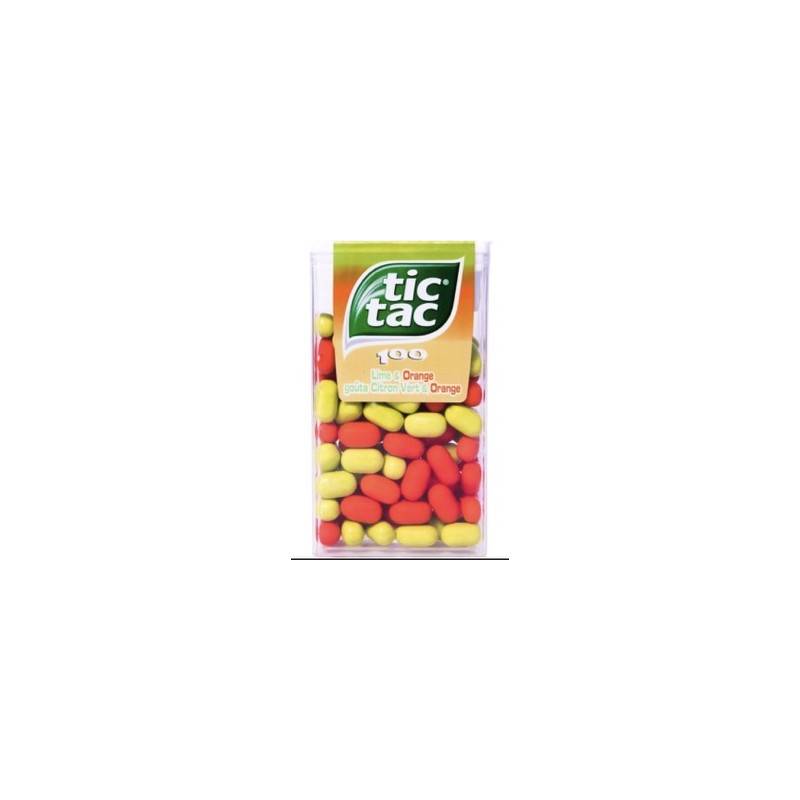 24 Étuis Tic Tac 100 Pastilles Citron Vert Orange | Milleproduits.com