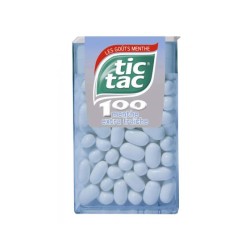 24 Étuis Tic Tac 100 pastilles Menthe Extra Fraiche | Milleproduits.com