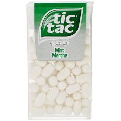 24 Étuis Tic Tac 100 Pastilles Menthe | Tic Tac | Milleproduits.com