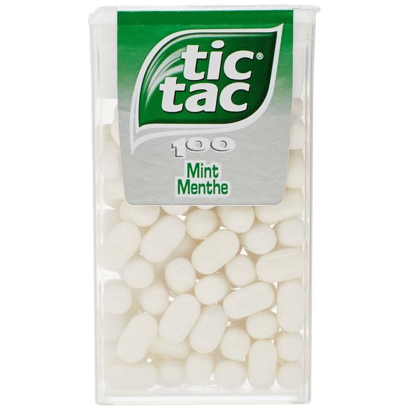 24 Étuis Tic Tac 100 Pastilles Menthe | Tic Tac | Milleproduits.com