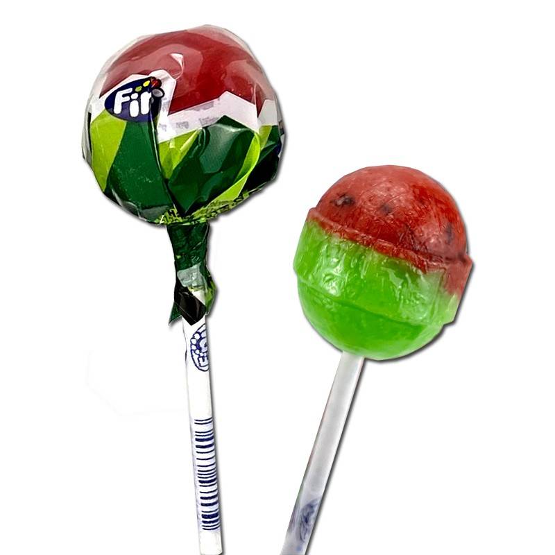 100 Sucettes Fini Pop Watermelon | Milleproduits.com : bonbons, chocolats, snacks en ligne à prix grossiste.