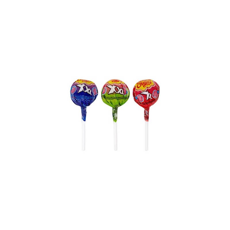 60 Sucettes Chupa Chups XXL Trio| Milleproduits.com : bonbons, chocolats, snacks en ligne à prix grossiste