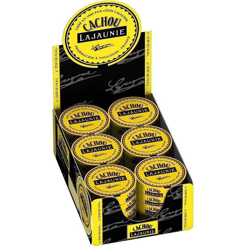 30 Etuis Cachou La Jaunie | Milleproduits.com : bonbons, chocolats, snacks en ligne à prix grossiste